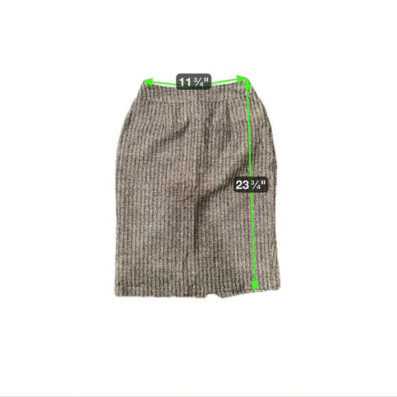 Doncaster Silk Two-Piece Set Textured Button-Up Blazer Pencil Skirt Size 2 - Picture 11 of 13